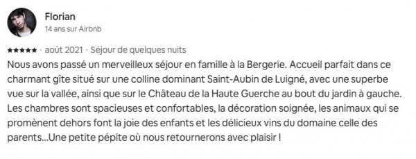Avis de Florian